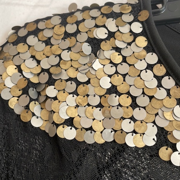 Bebe sequin see through top in size XS - Picture 7 of 11